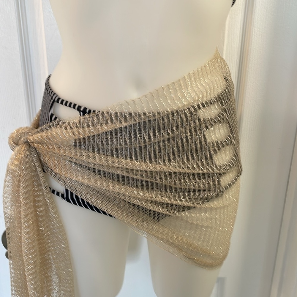 SHADE & SHORE UNDERWIRE TWIST FRONT TOP 34B HIGH WAIST BOTTOM SWIMSUIT SIZE S - Picture 7 of 15